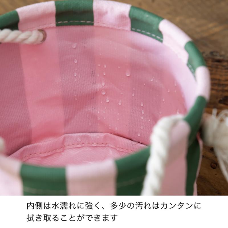 HNG-POM1 ハンギングポットカバーM-1/レガッタストライプ(4個) ヘッズ