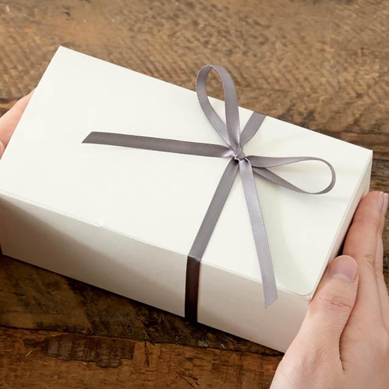 ギフト資材 DS0614R 両面サテンリボンGRAY6mm(1巻)  ヘッズ