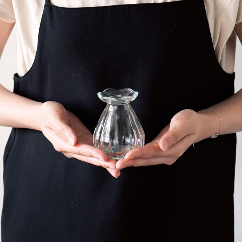 花器 GLS-FB1 スタンディングガラスフラワーベース-1(12個) ヘッズ