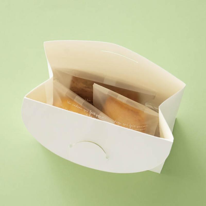 ラッピング用品 MOW-2WP 無地窓付ギフトバッグ-2/オフホワイト(20枚) ヘッズ