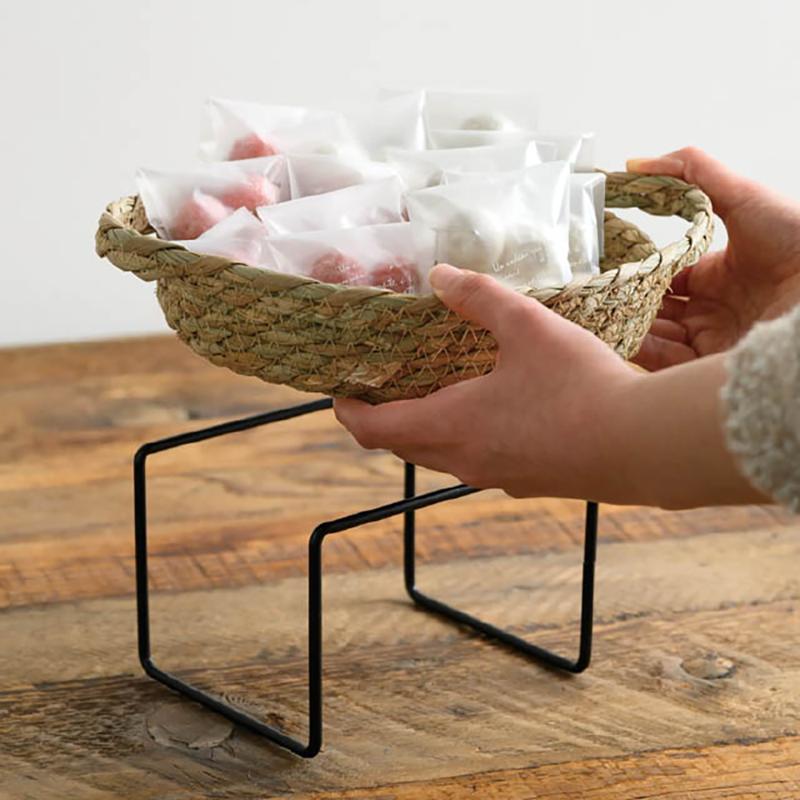 陳列備品 ZYU-YKO2 ワイヤーコの字ラック-2(2個) ヘッズ