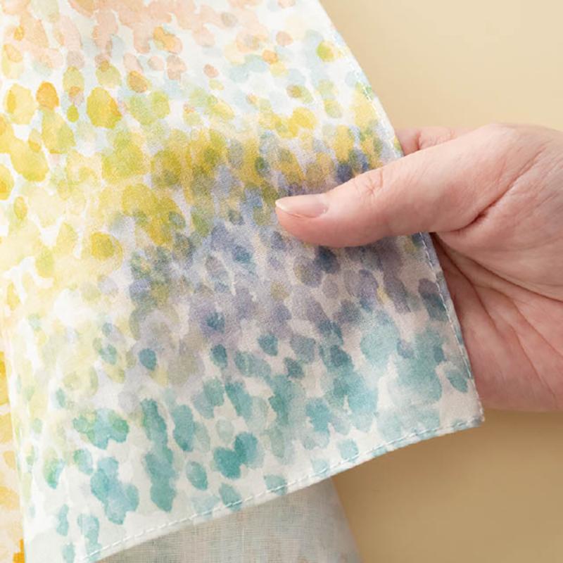 ギフト資材 CTN-FUR6 コットン風呂敷-6/カラフルアート(10枚) ヘッズ