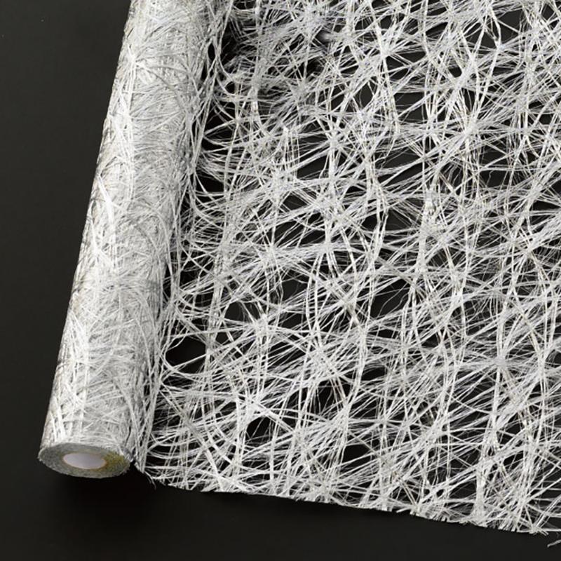 ギフト資材 LBF-RO2 ラブリエファブリックロール-2/シルバー ヘッズ