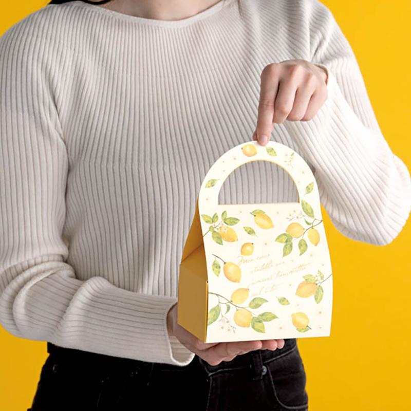 ギフト箱 LEM-GB1 レモンギフトBOXバッグ型-1(20枚) ヘッズ