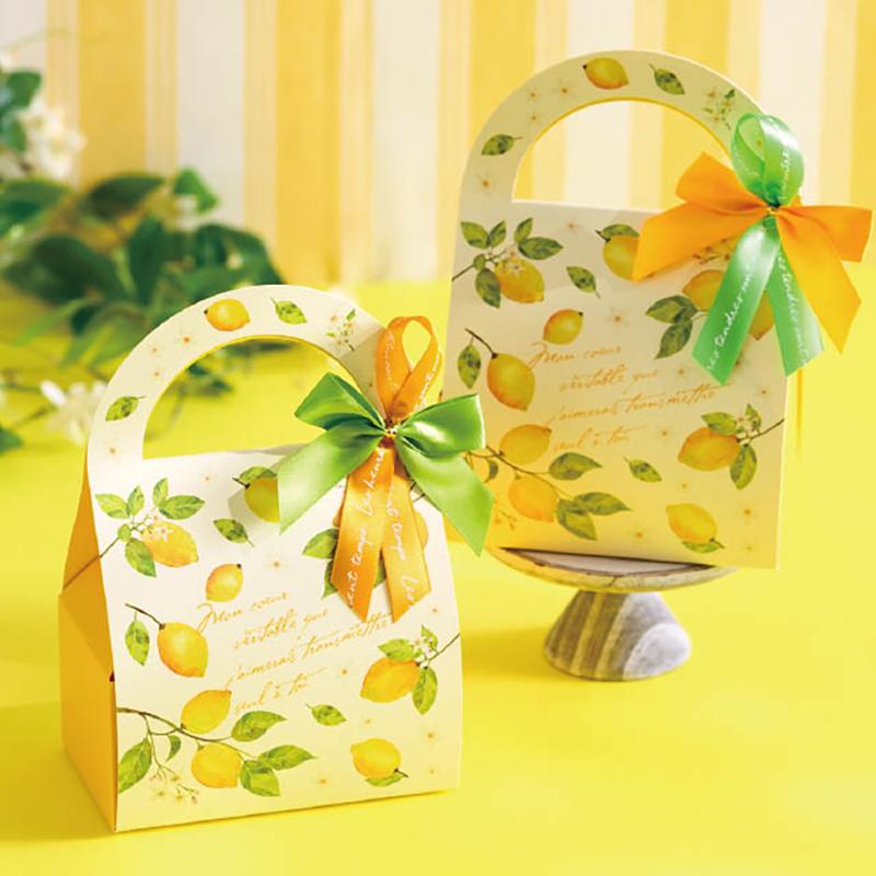 ギフト箱 LEM-GB1 レモンギフトBOXバッグ型-1(20枚) ヘッズ