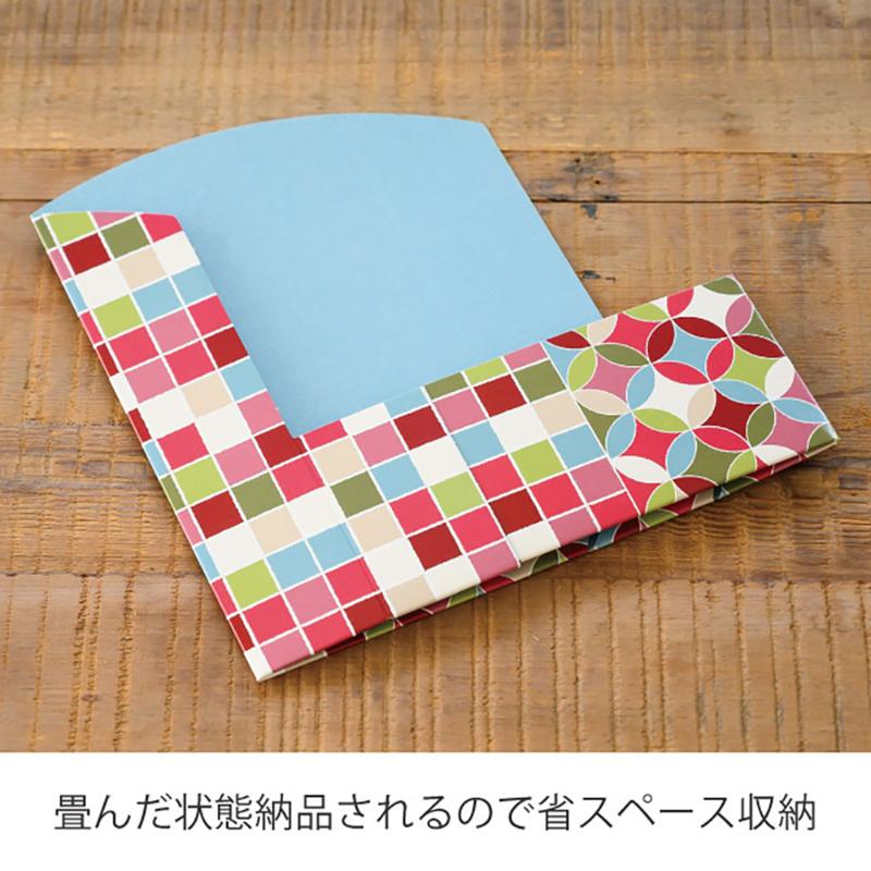 ラッピング用品 ESF-WASM イージーフラワー和風ペーパートレイ-M/七宝(10枚) ヘッズ