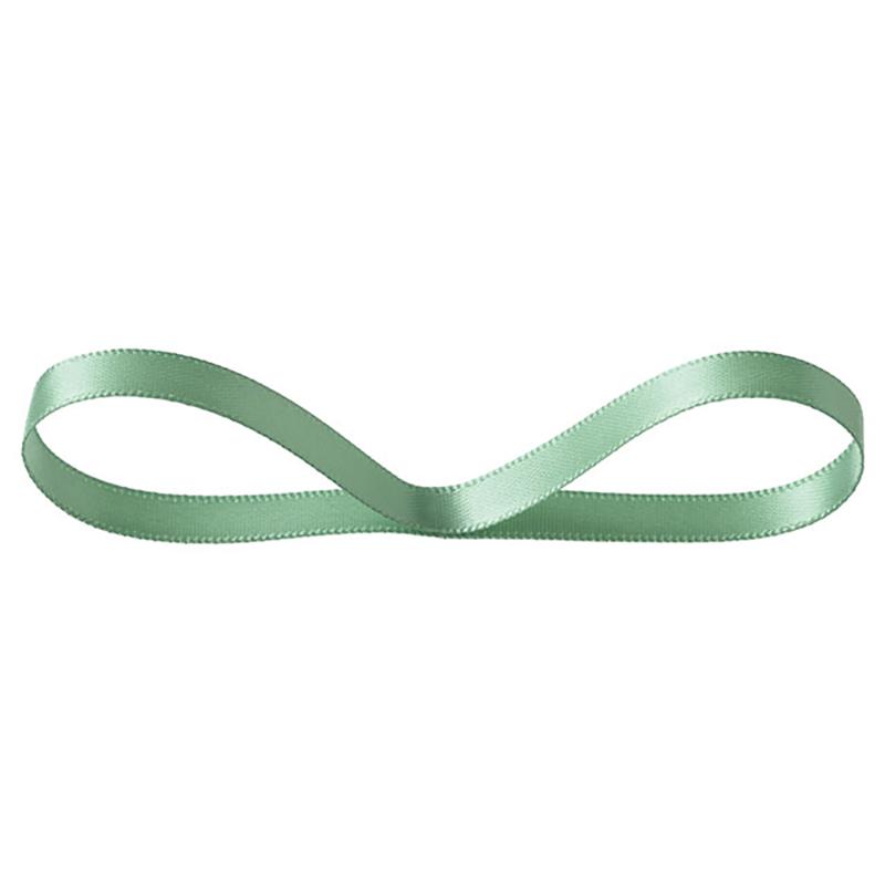 ギフト資材 DS0610R 両面サテンリボンSMOKYGREEN6mm(1巻) ヘッズ