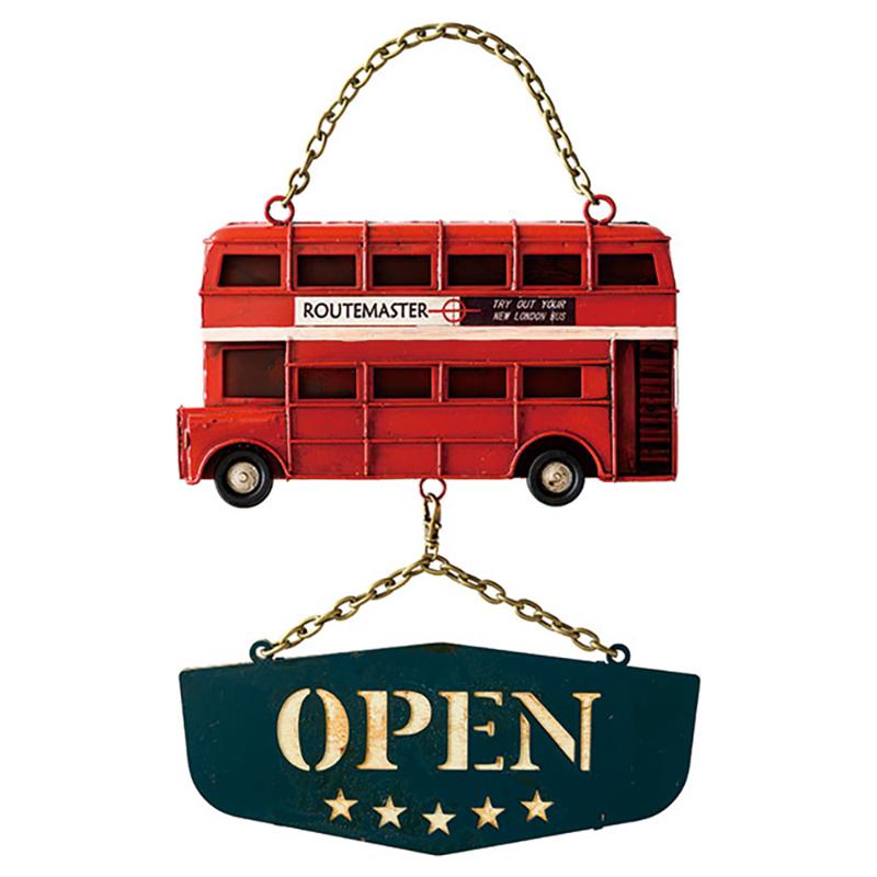 ディスプレイ雑貨 BRZ-INT12 インテリアブリキウォールサイン-12 ヘッズ