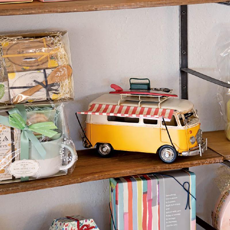 ディスプレイ雑貨 BRZ-INT3 インテリアブリキバス-3 ヘッズ