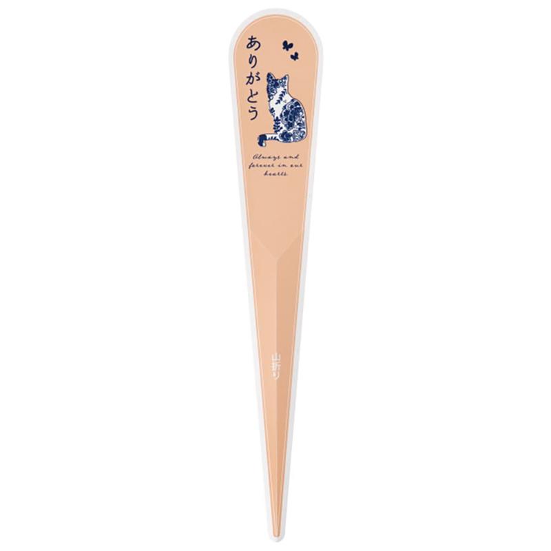 贈答用飾り TY-FP5 ありがとうフラワーPPピック-5/ねこ(30枚) ヘッズ