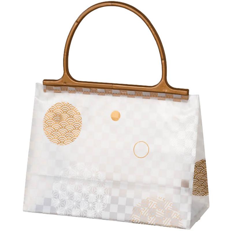 ラッピング用品 JT-MC3B 和模様ハンドル付ギフトバッグ-3(20枚) ヘッズ