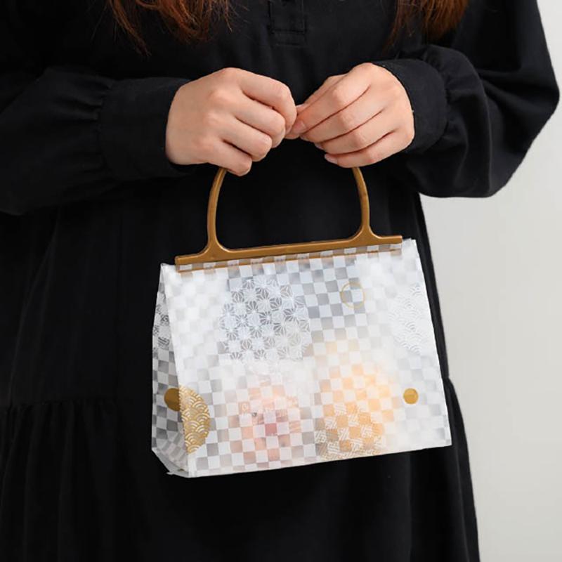 ラッピング用品 JT-MC3B 和模様ハンドル付ギフトバッグ-3(20枚) ヘッズ