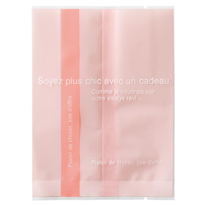 合掌袋 PI-OB3 ラインスイーツパック(ピンク)/クリア-3(100枚) ヘッズ