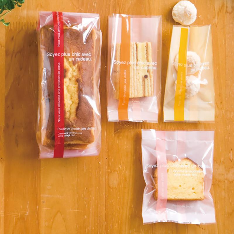 合掌袋 PI-OB3 ラインスイーツパック(ピンク)/クリア-3(100枚) ヘッズ