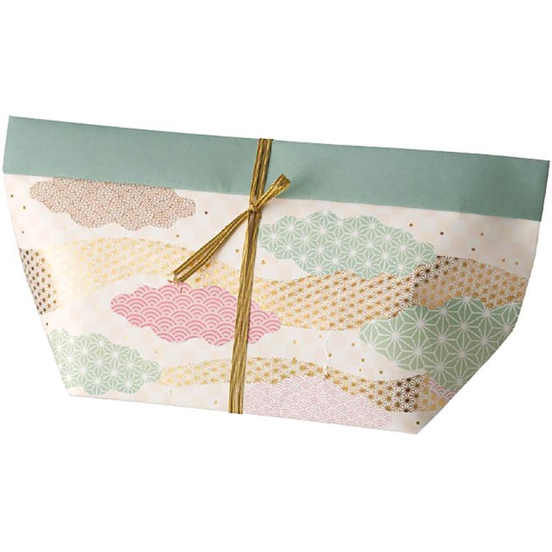 ラッピング用品 WA-B3P 和風舟形ペーパーバッグ-3/みやび(20枚) ヘッズ