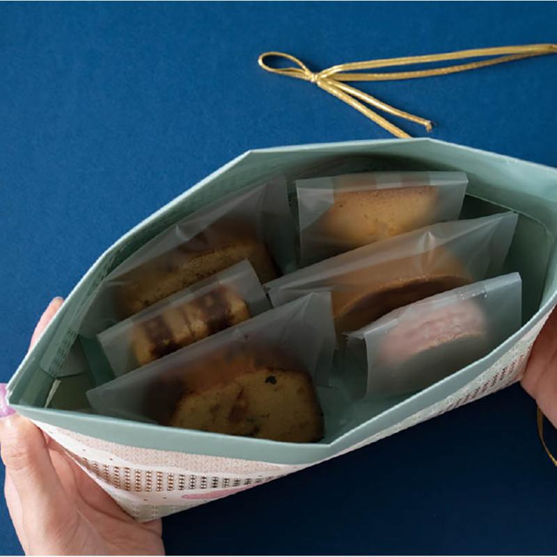 ラッピング用品 WA-B3P 和風舟形ペーパーバッグ-3/みやび(20枚) ヘッズ