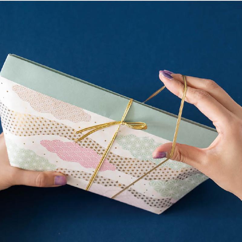 ラッピング用品 WA-B3P 和風舟形ペーパーバッグ-3/みやび(20枚) ヘッズ