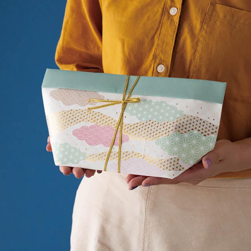 ラッピング用品 WA-B3P 和風舟形ペーパーバッグ-3/みやび(20枚) ヘッズ