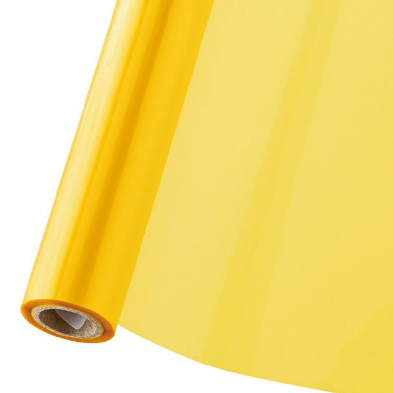 ギフト資材 CRC-RO2 クリアカラーOPPロール-2/イエロー ヘッズ