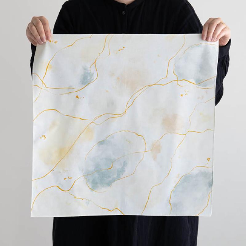 ギフト資材 CTN-FUR7 コットン風呂敷-7/インクアート(10枚) ヘッズ