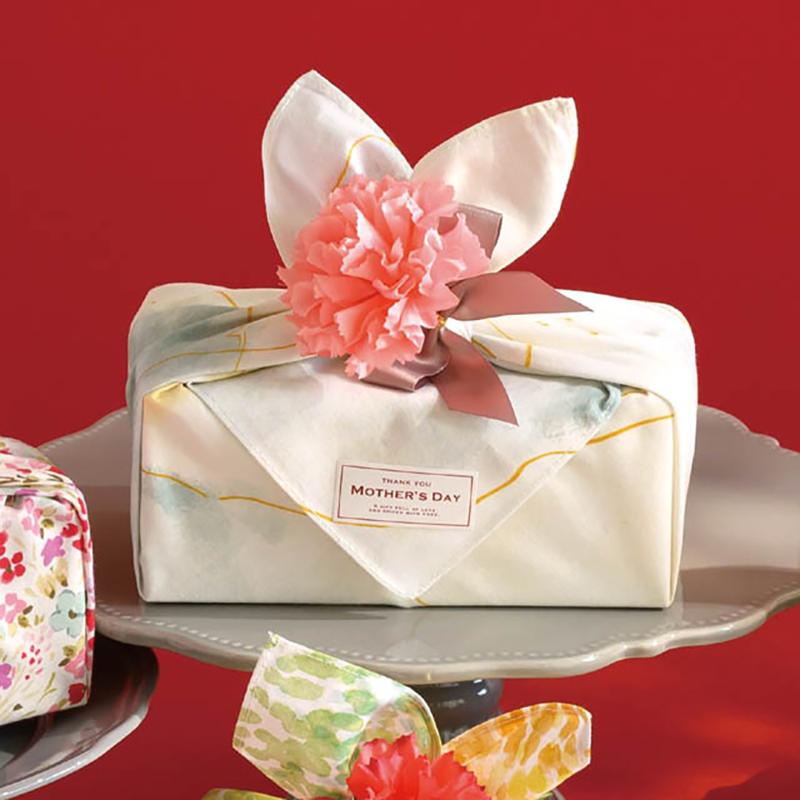 ギフト資材 CTN-FUR7 コットン風呂敷-7/インクアート(10枚) ヘッズ