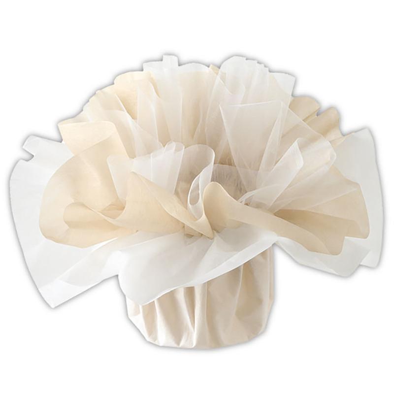 ラッピング資材 FSD-WS1 フロットンスタンディングブーケラッピングS-1/ホワイト(10枚) ヘッズ