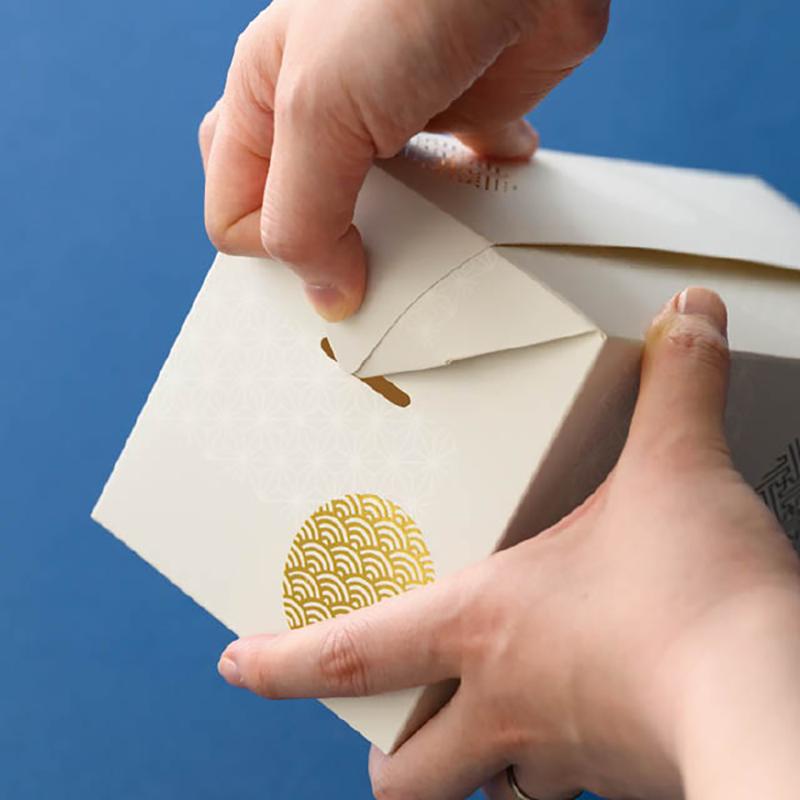 ギフト箱 JT-GBBM 和模様ギフトボックスバッグ型-M(10枚) ヘッズ