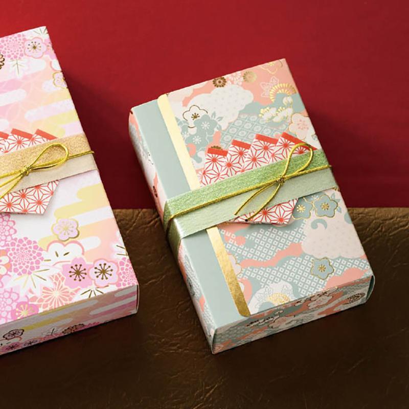 ギフト箱 KMG-GS1 着物柄ギフトボックスS-1(20枚) ヘッズ