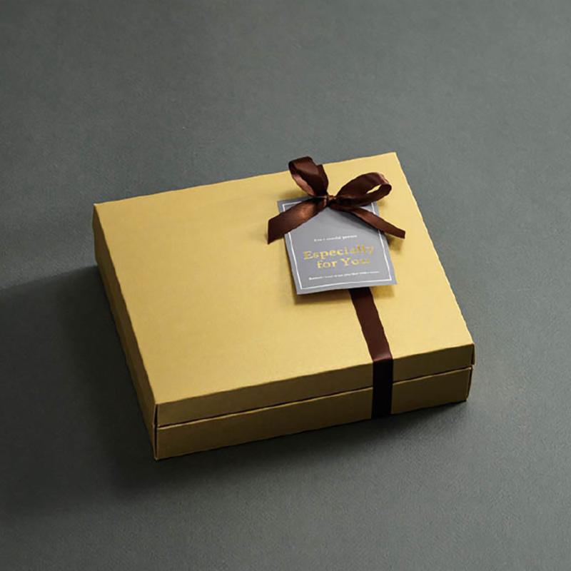 ギフト箱 MTG-GSS 無地メタリックゴールドギフトBOX-SS(10枚) ヘッズ