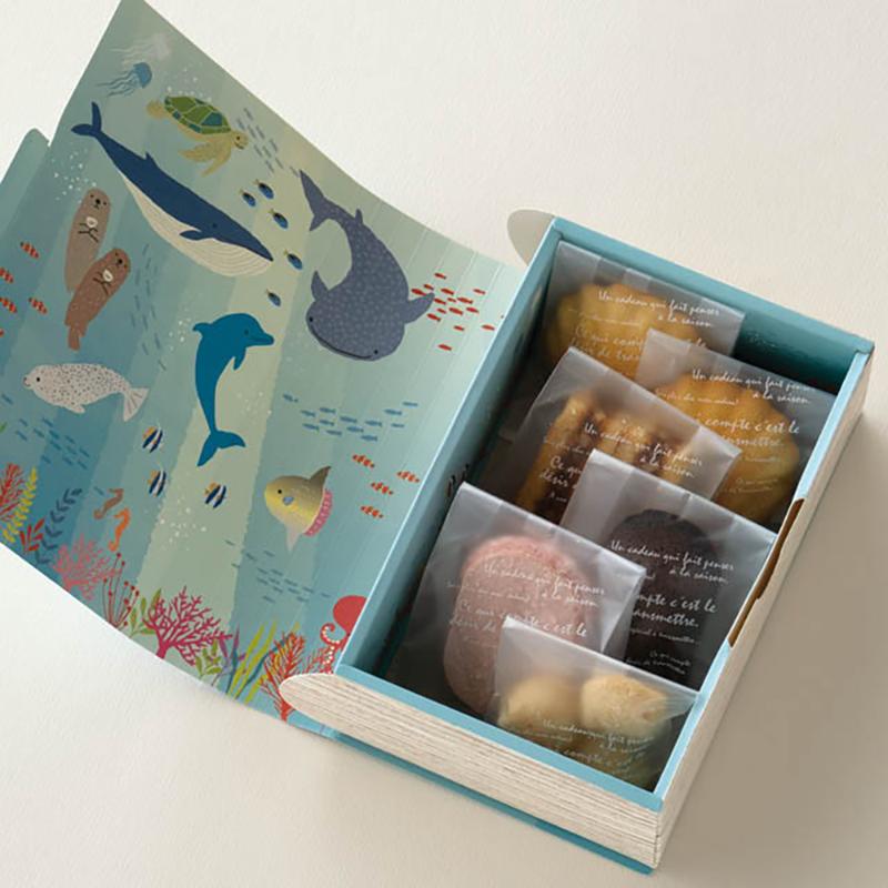 ギフト箱 SAN-BGS シーアニマルブック型ギフトBOX-S(10枚) ヘッズ