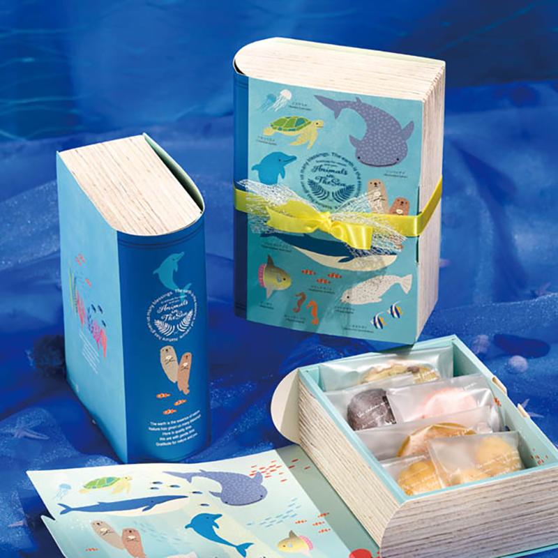 ギフト箱 SAN-BGS シーアニマルブック型ギフトBOX-S(10枚) ヘッズ