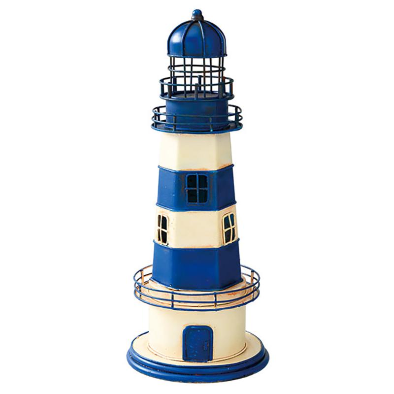 ディスプレイ雑貨 BRZ-INT10 インテリアブリキ灯台-10 ヘッズ