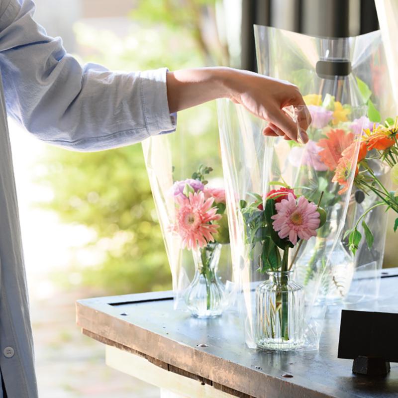 花器 GLS-FB2 スタンディングガラスフラワーベース-2(12個) ヘッズ