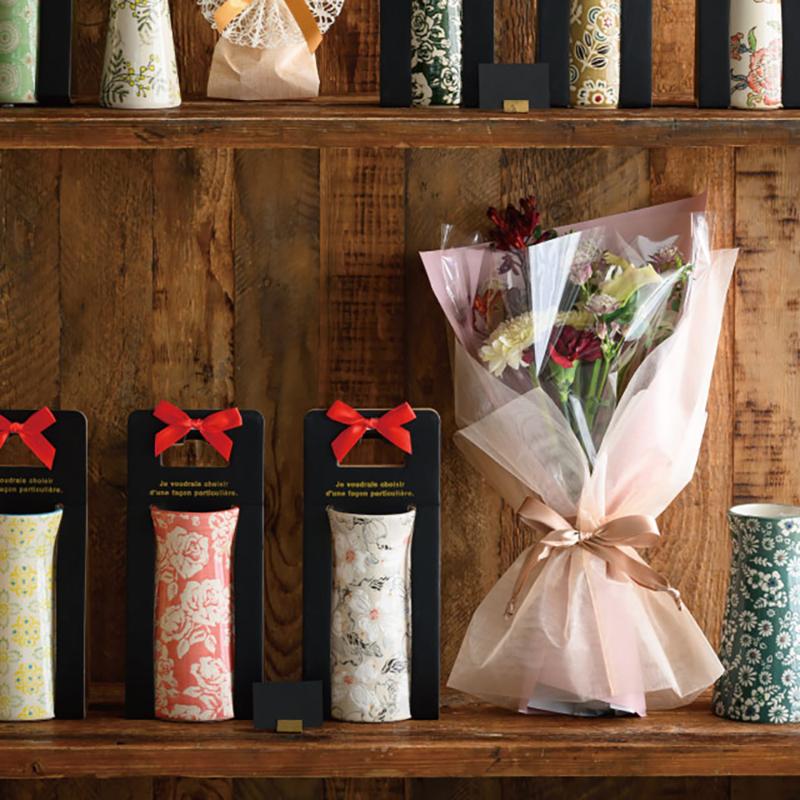 花器 HNP-FB44 ハンドメイドプリントフラワーベース-44(2個) ヘッズ