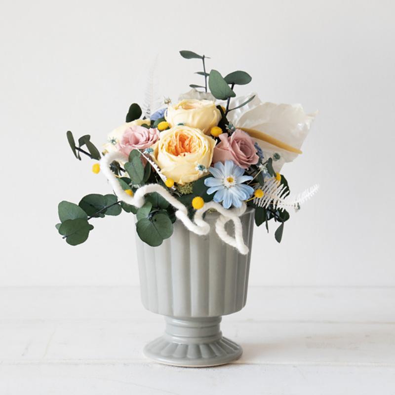 花器 HNP-FPO25 ハンドメイドプリントフラワーポット-25(2個) ヘッズ