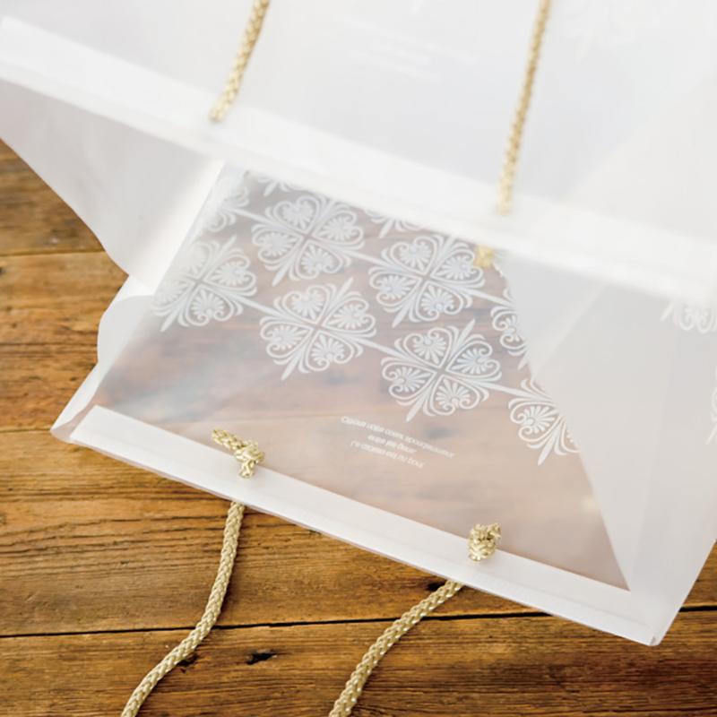 ポリ手提げ CLF-2LB クラシックフロストバッグ-L(10枚) ヘッズ