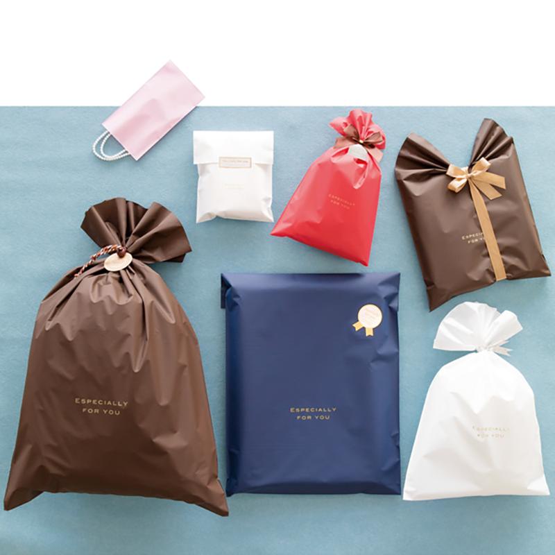 ラッピング用品 EVR-BSS 梨地バッグレッド-SS(50枚) ヘッズ