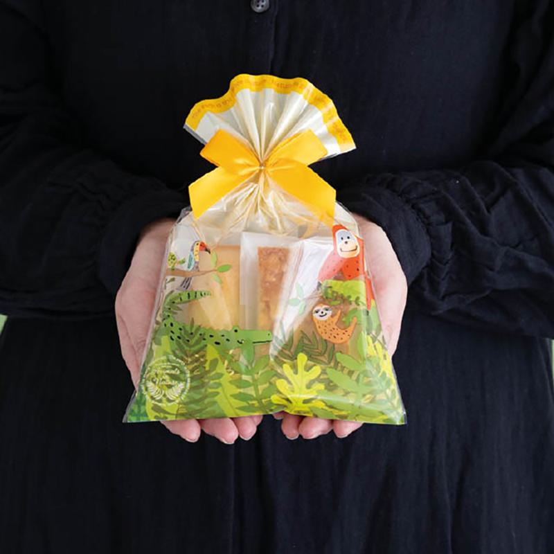 ラッピング用品 ANI-OP3L アニマルOPPギフトバッグ-3/ロング(50枚) ヘッズ