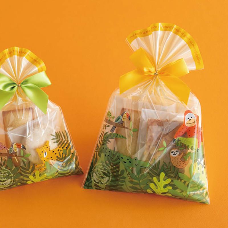 ラッピング用品 ANI-OP3L アニマルOPPギフトバッグ-3/ロング(50枚) ヘッズ