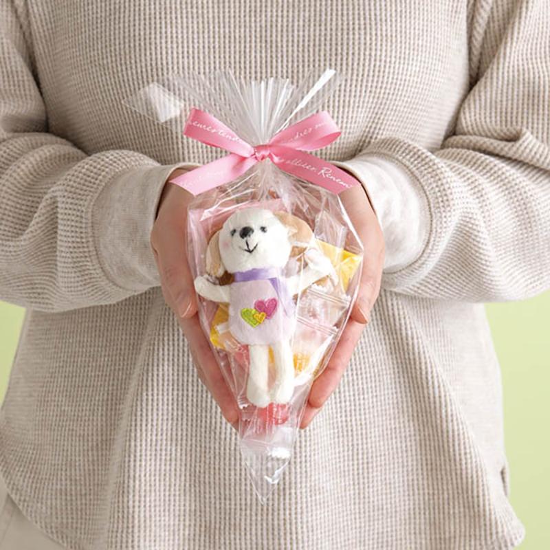 テープ無 OPP袋 SNK-OPB2 三角形OPPバッグ-2/無地(100枚) ヘッズ