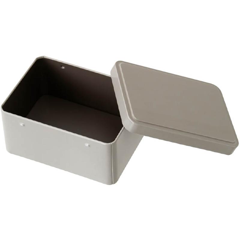 ラッピング用品 MGR-CAN2 無地ギフト缶-2/グレー(10個) ヘッズ