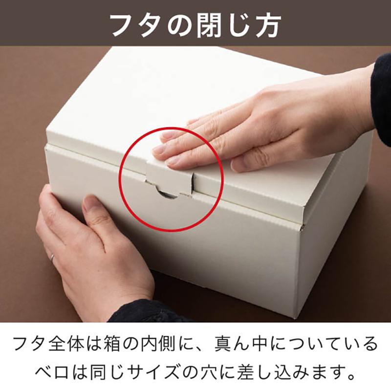 ギフト箱 MOW-GB5 無地オフホワイトギフトボックス-5(10枚) ヘッズ