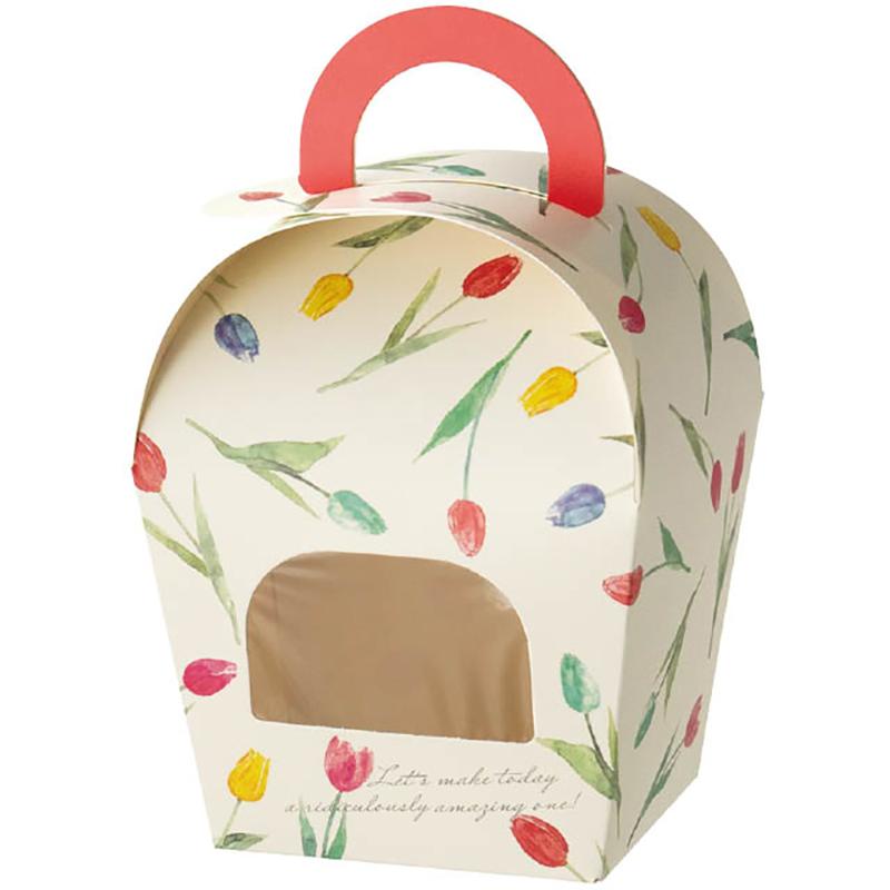 ギフト箱 TLP-WGBS チューリップ窓付ギフトボックス-1(20枚) ヘッズ