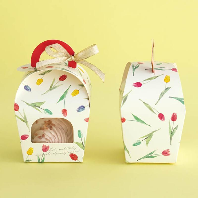 ギフト箱 TLP-WGBS チューリップ窓付ギフトボックス-1(20枚) ヘッズ