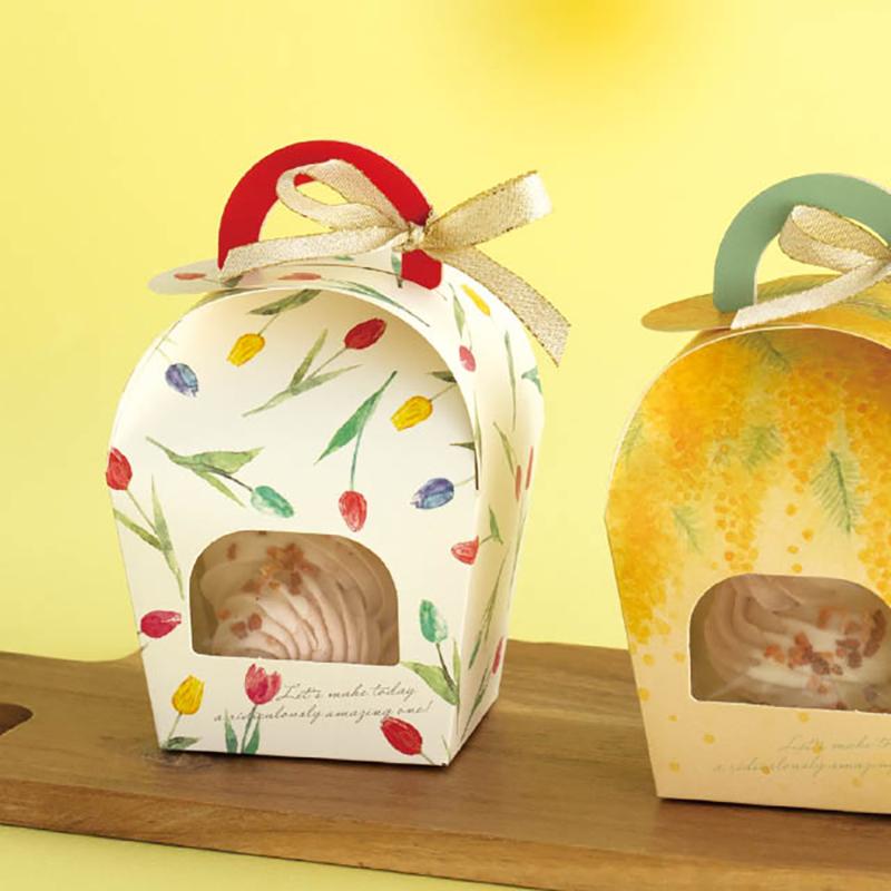 ギフト箱 TLP-WGBS チューリップ窓付ギフトボックス-1(20枚) ヘッズ