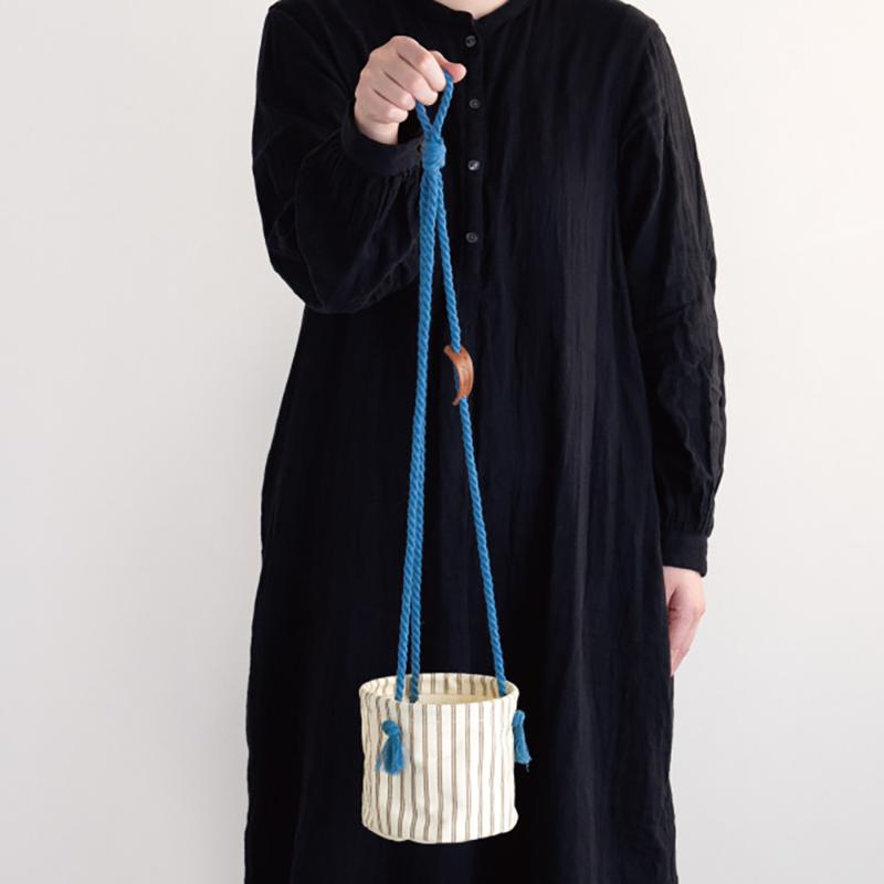 HNG-POM3 ハンギングポットカバーM-3/ペンシルストライプ(4個) ヘッズ