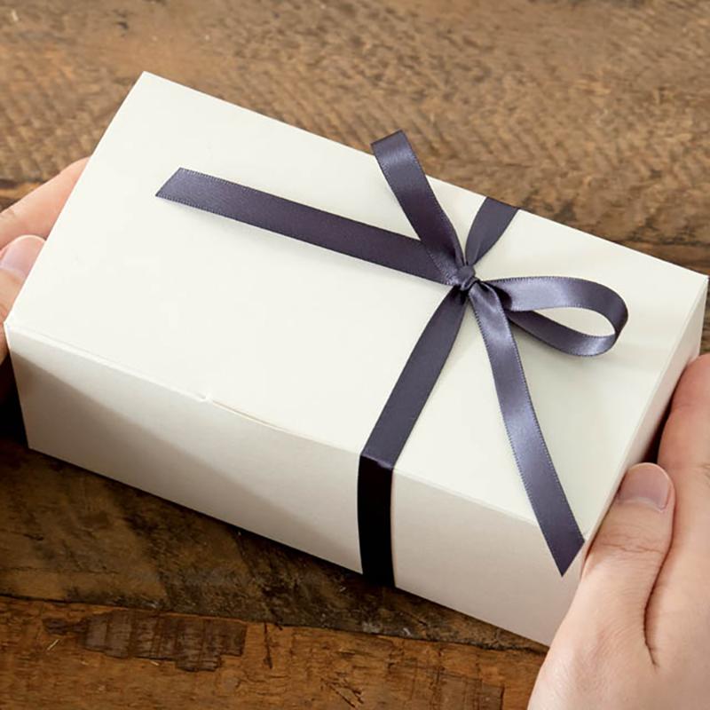 ギフト資材 DS1005R 両面サテンリボンDARKGRAY10mm(1巻) ヘッズ