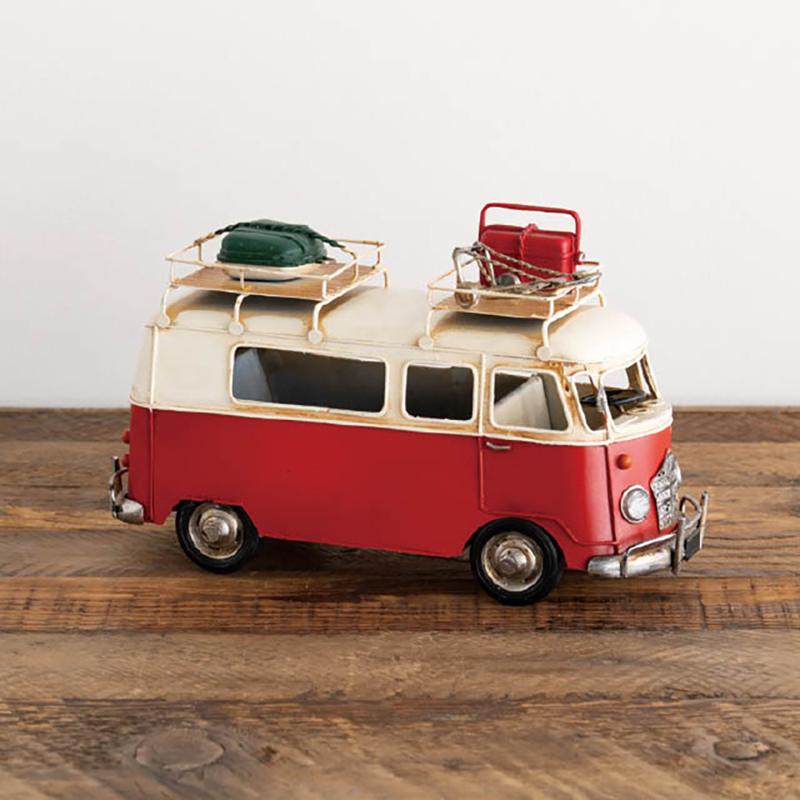 ディスプレイ雑貨 BRZ-INT1 インテリアブリキバス-1 ヘッズ