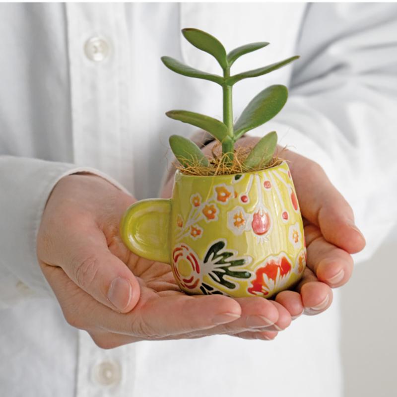 花器 HNP-FPO30 ハンドメイドプリントフラワーポット-30(4個) ヘッズ