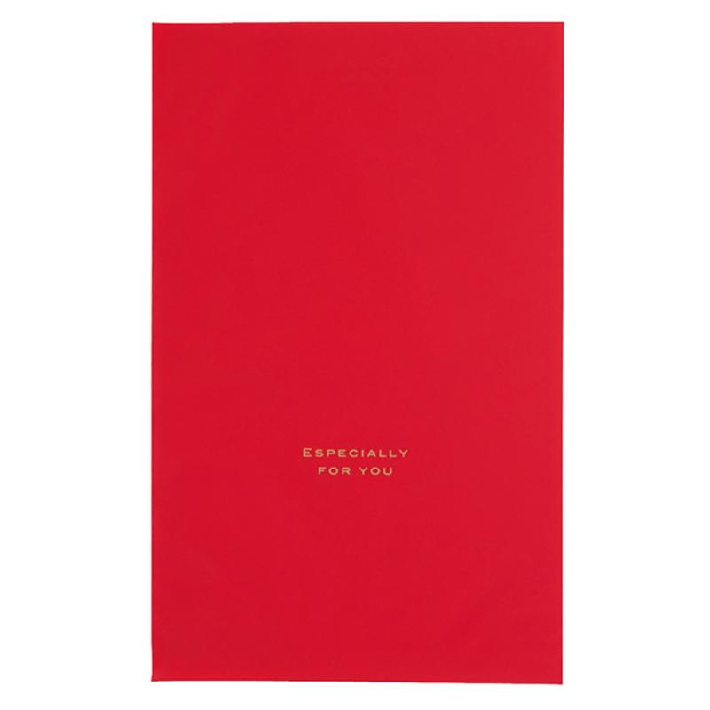 ラッピング用品 EVR-BM 梨地バッグレッド-M(50枚) ヘッズ